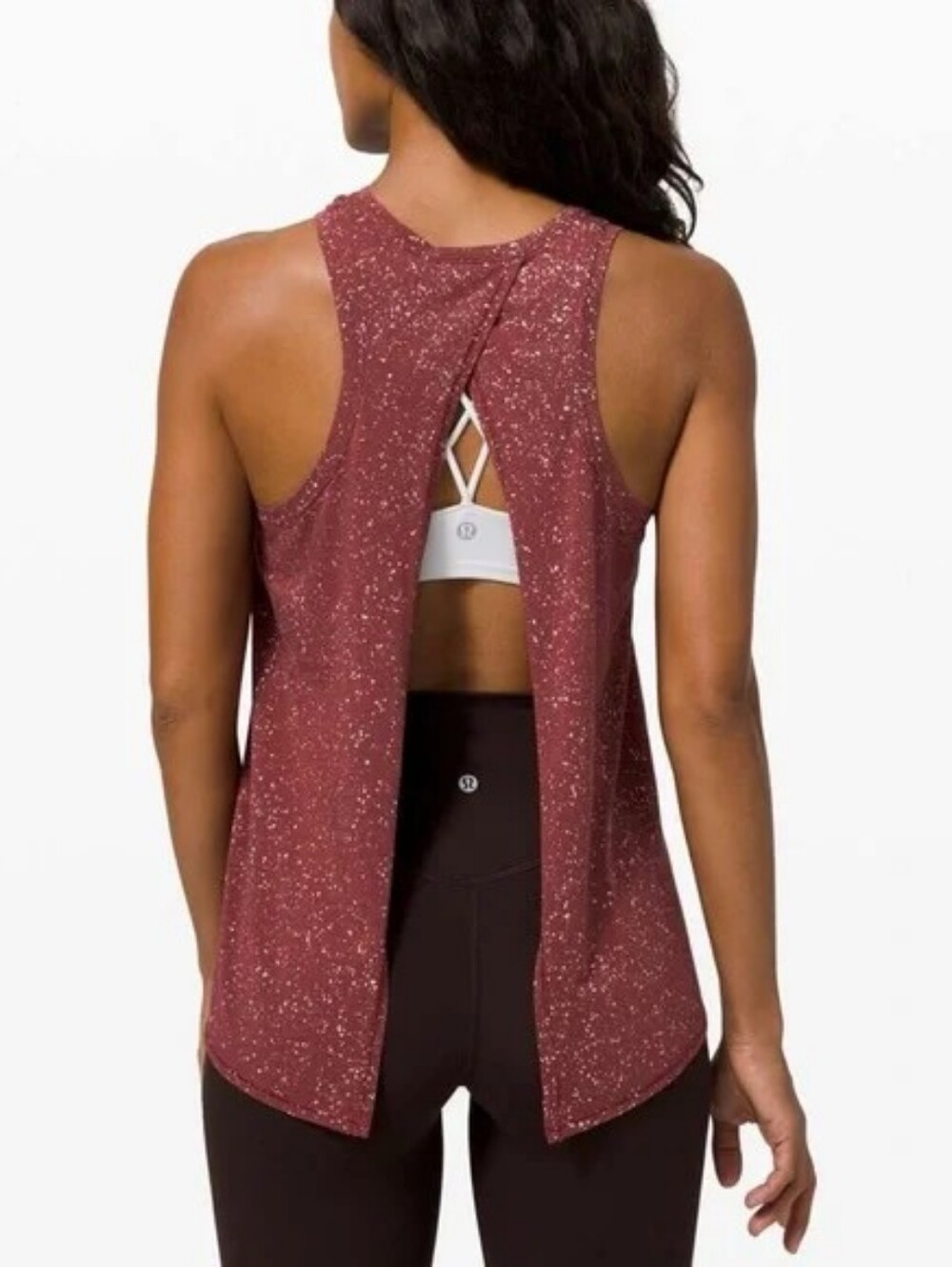 Lululemon All Tied Up Tank *Splatter Dye In Savannah